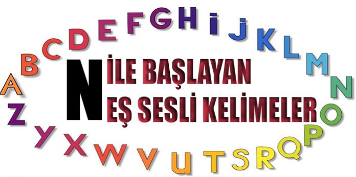 N Harfi Ile Esya N Harfi Ile Baslayan Ingilizce Esyalar Ve