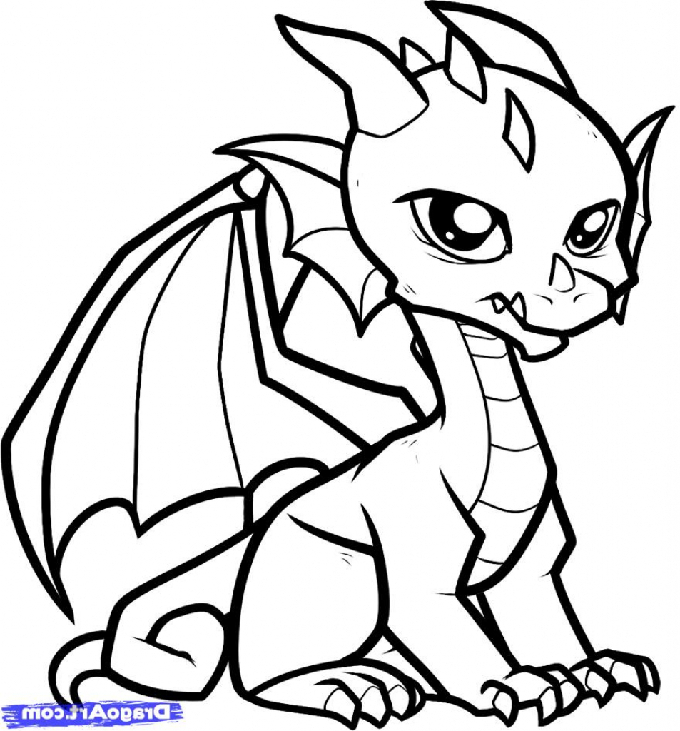 How To Draw Dragons Easy Easy Drawing Dragons How To Draw A Ba Dragon